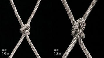 結節部拡大/ 左∮0.45- 右∮1.0
